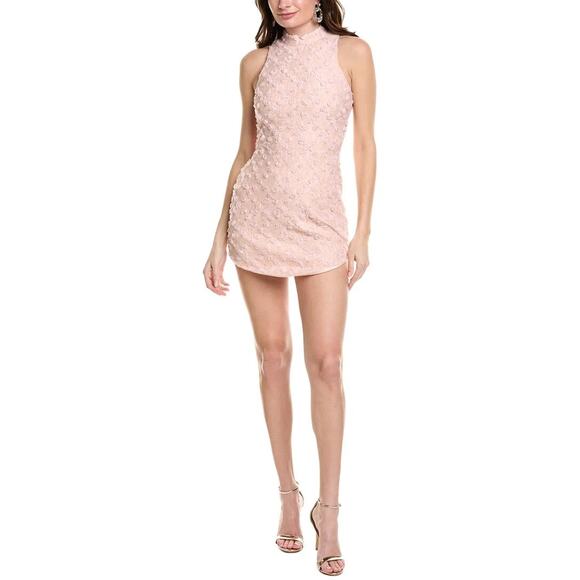 Amanda Uprichard Dresses & Skirts - Amanda Uprichard Blush Pink Womens Marshal Mini Dress Small